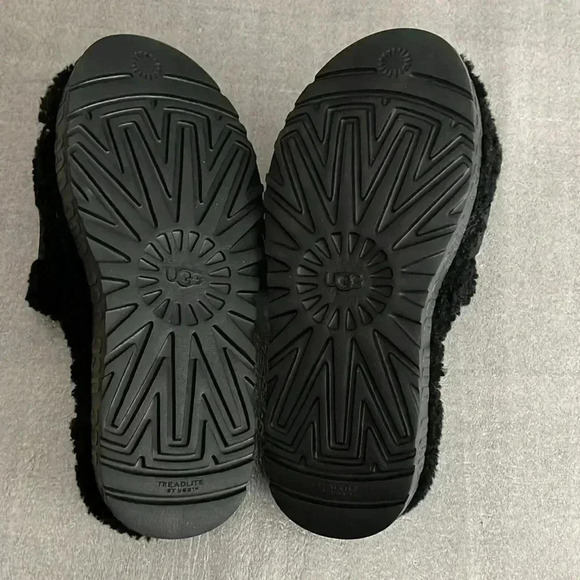 [US8]UGG  Black TREADLITE WOOL Lined Platform Sandal - Picture 6 of 8